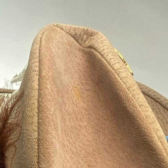 Vintage Bailey U-Rollit Tan Suede Cowboy Hat Size 7 Feathers Oklahoma Pin‎ - Picture 6 of 8